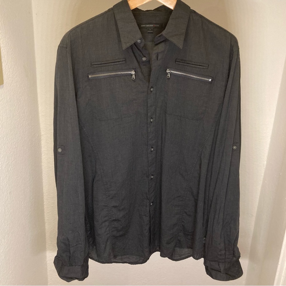 John Varvatos button down
